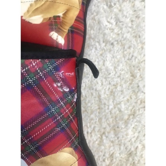 Red combat boots with bulldog #32 - Picture 9 of 9